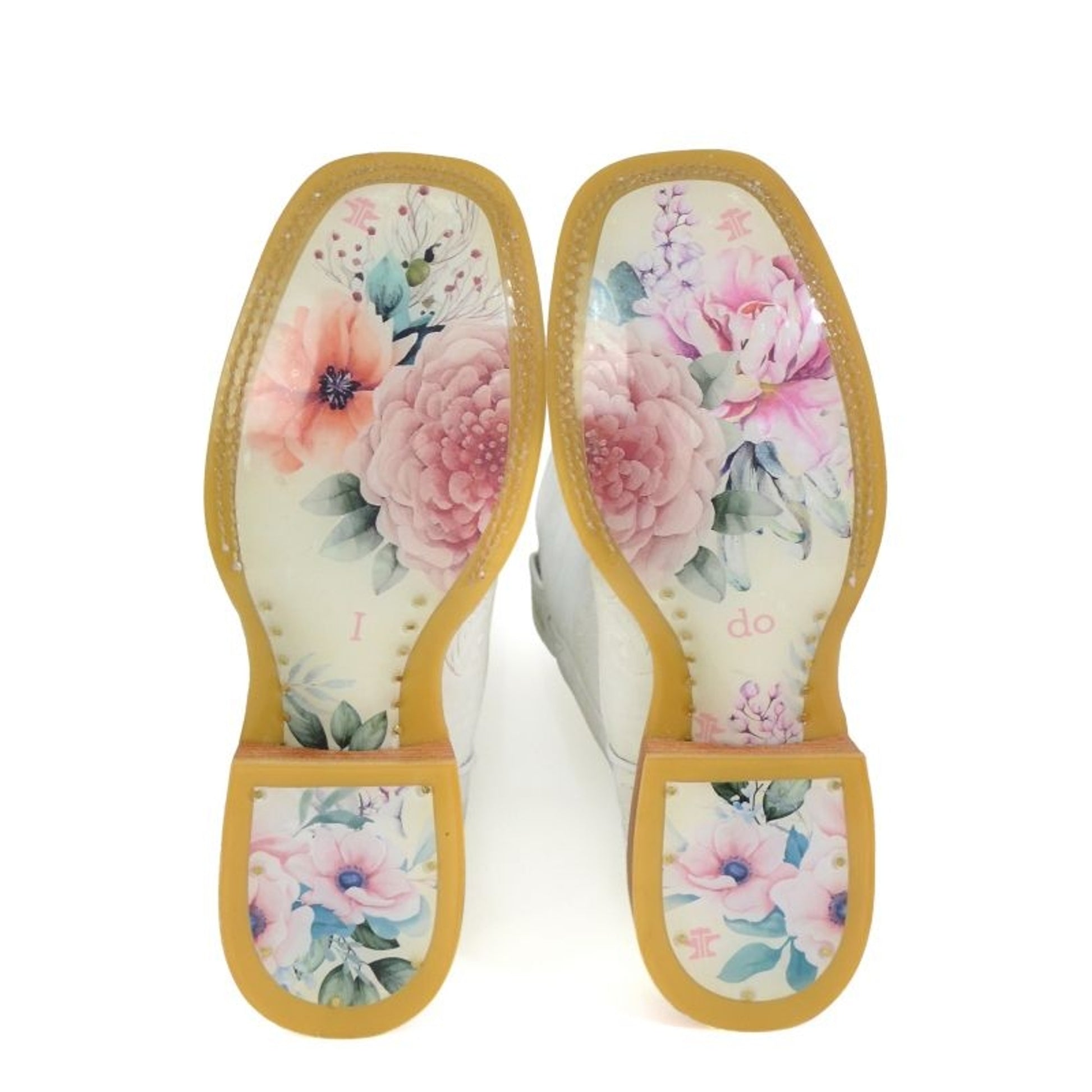 Tin Haul Ladies White Wedding Boots
