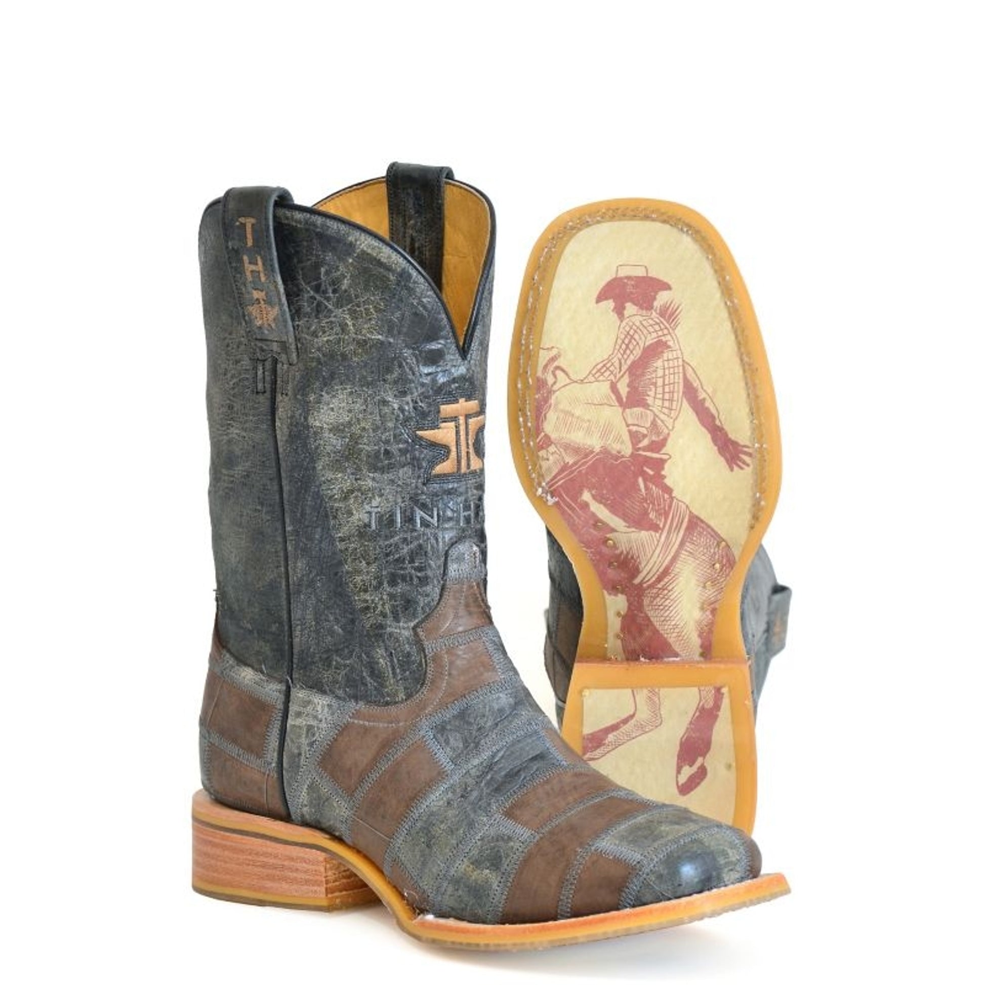 Tin Haul Mens Bricks and Stones Boots