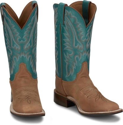 Justin Ladies Shay Square Toe Boots