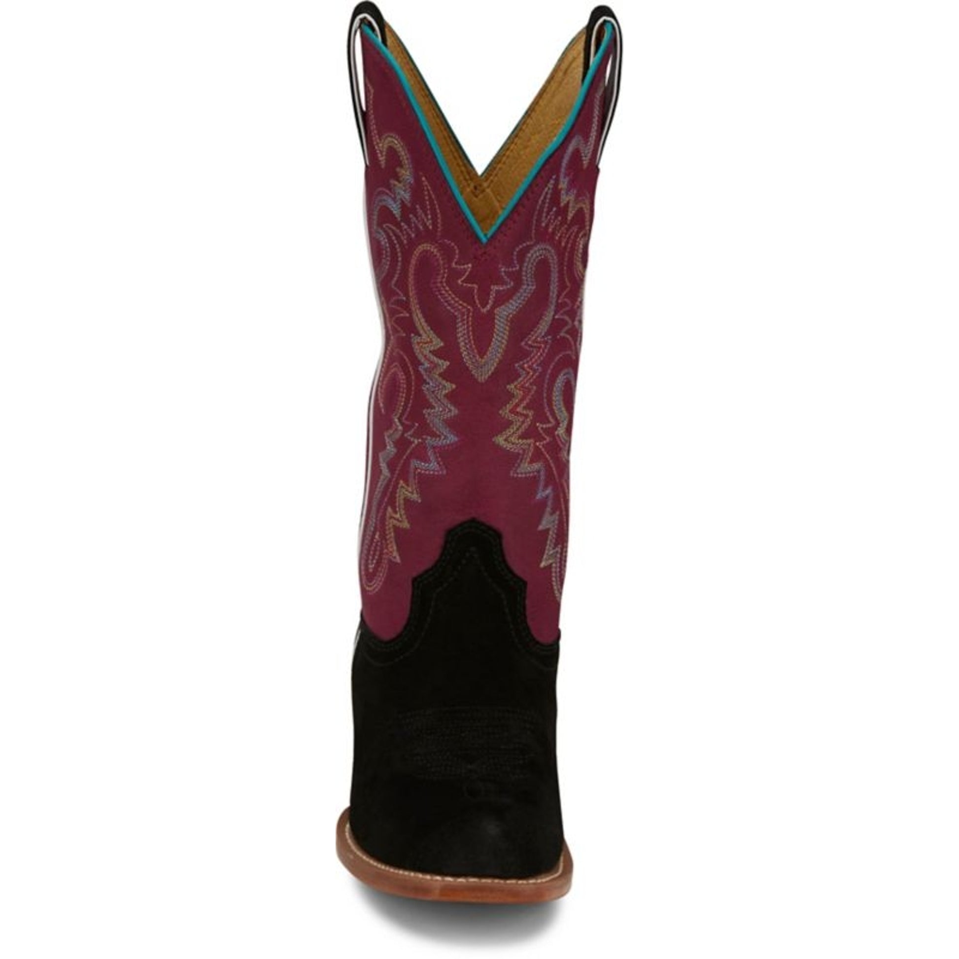 Justin Ladies Annie Up Sq Toe Boots