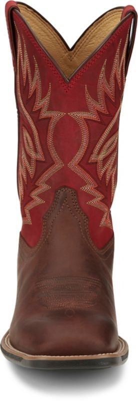 Justin Mens Zeke Sq Toe Boots