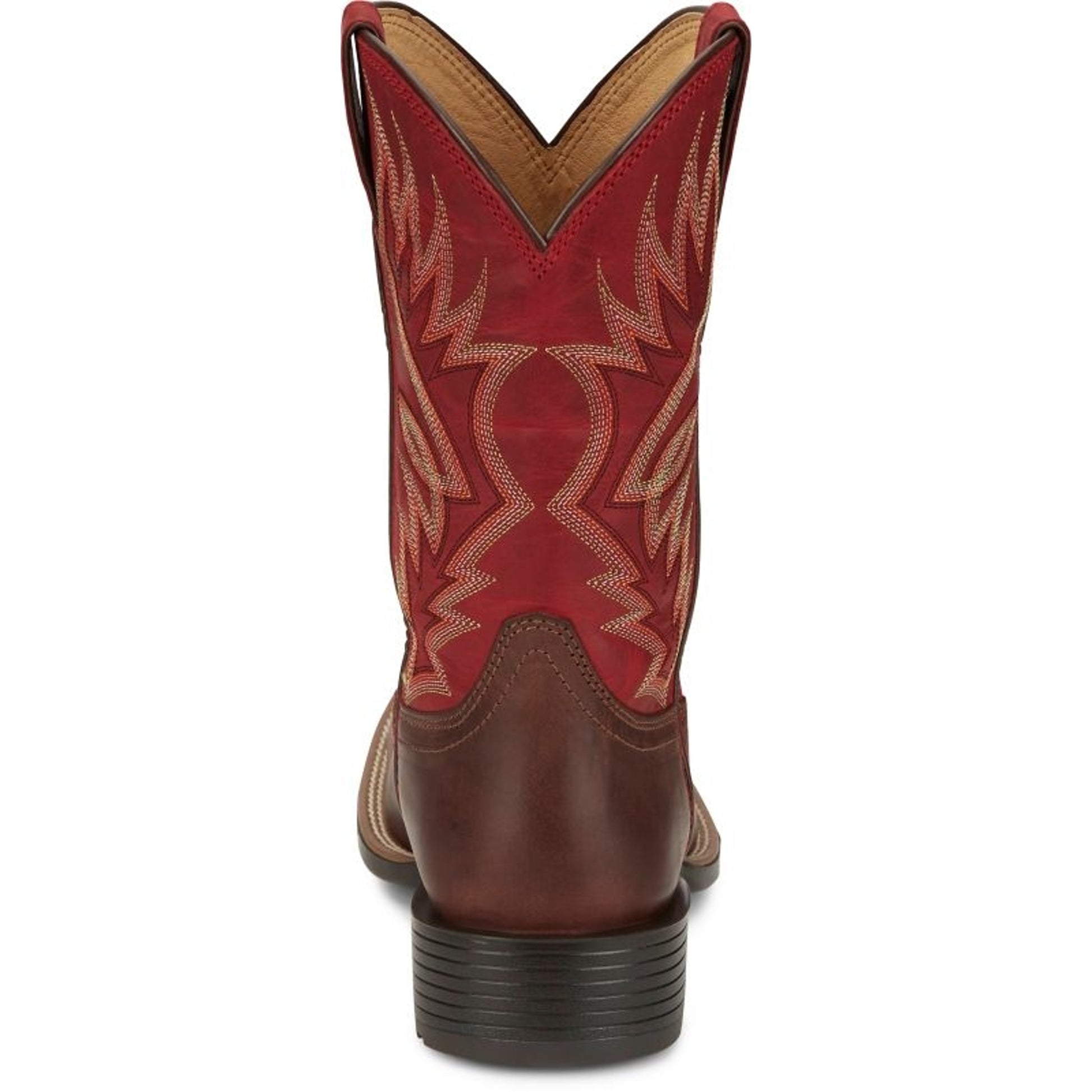 Justin Mens Zeke Sq Toe Boots