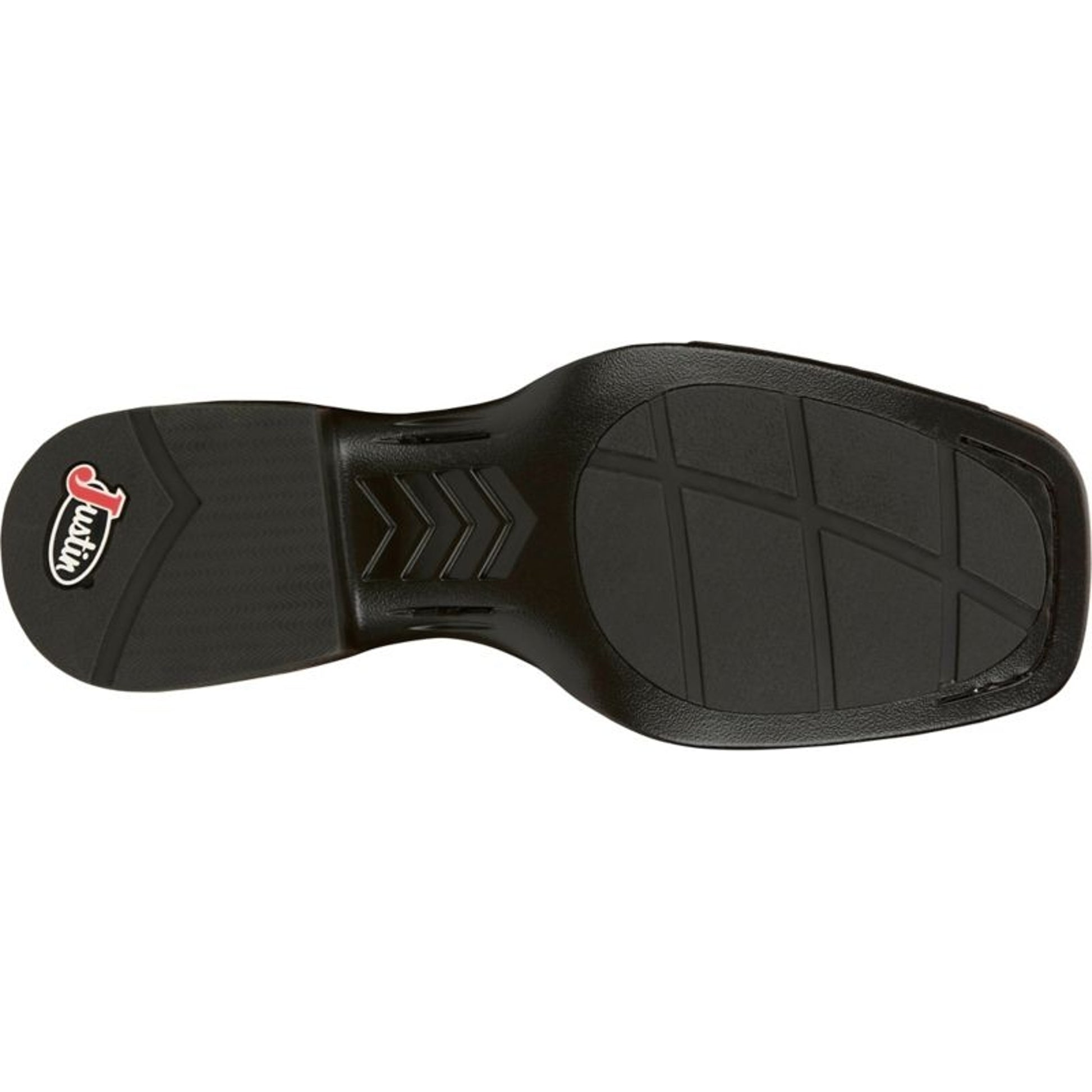 Justin Mens Zeke Sq Toe Boots
