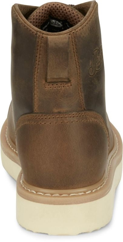 Justin Mens Maxwell Rnd Toe ST Boots