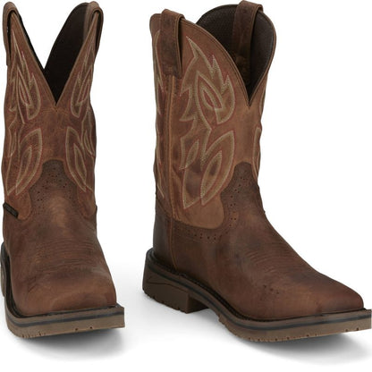 Justin Mens Broncy Composite Toe Boot