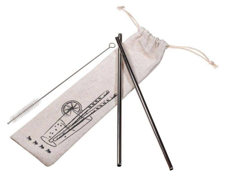 Kelley Metal Drinking Straw Set Horses