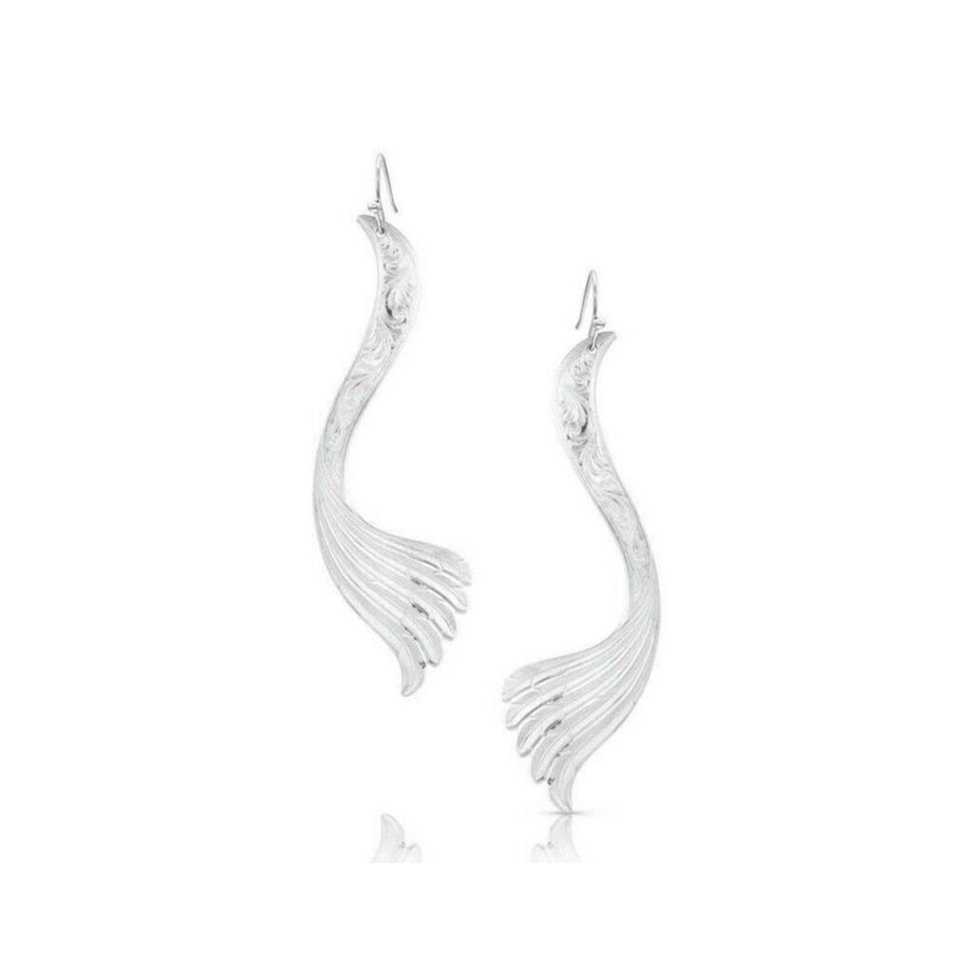 Montana Silversmiths Falling Feather Earrings