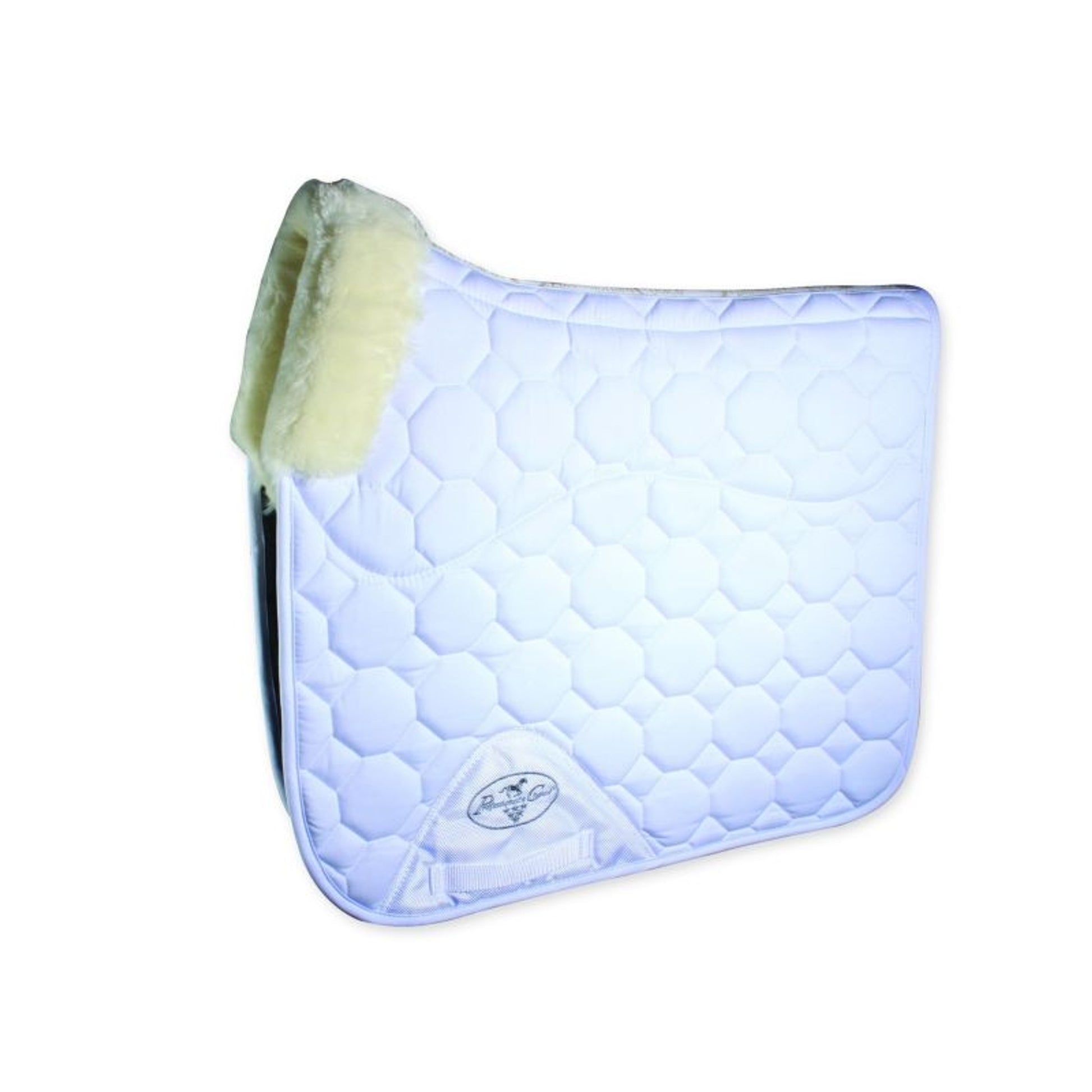 Pros Choice Dressage Pad With Fleece White
