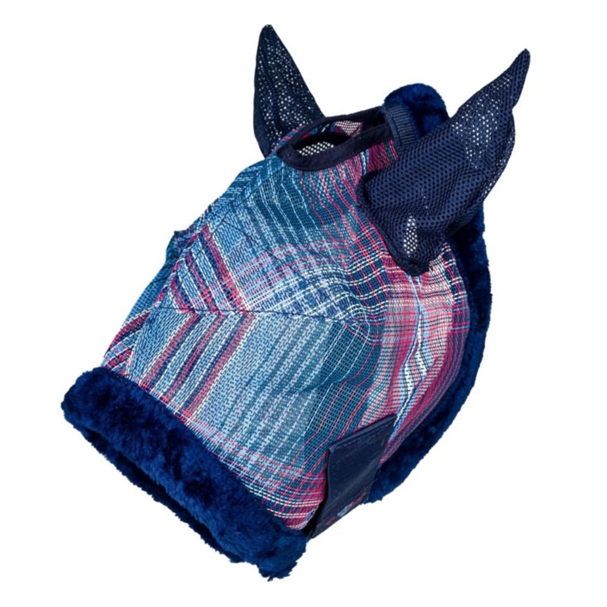 Kensington Pony Fly Mask with Ears Cotton Candy Plaid