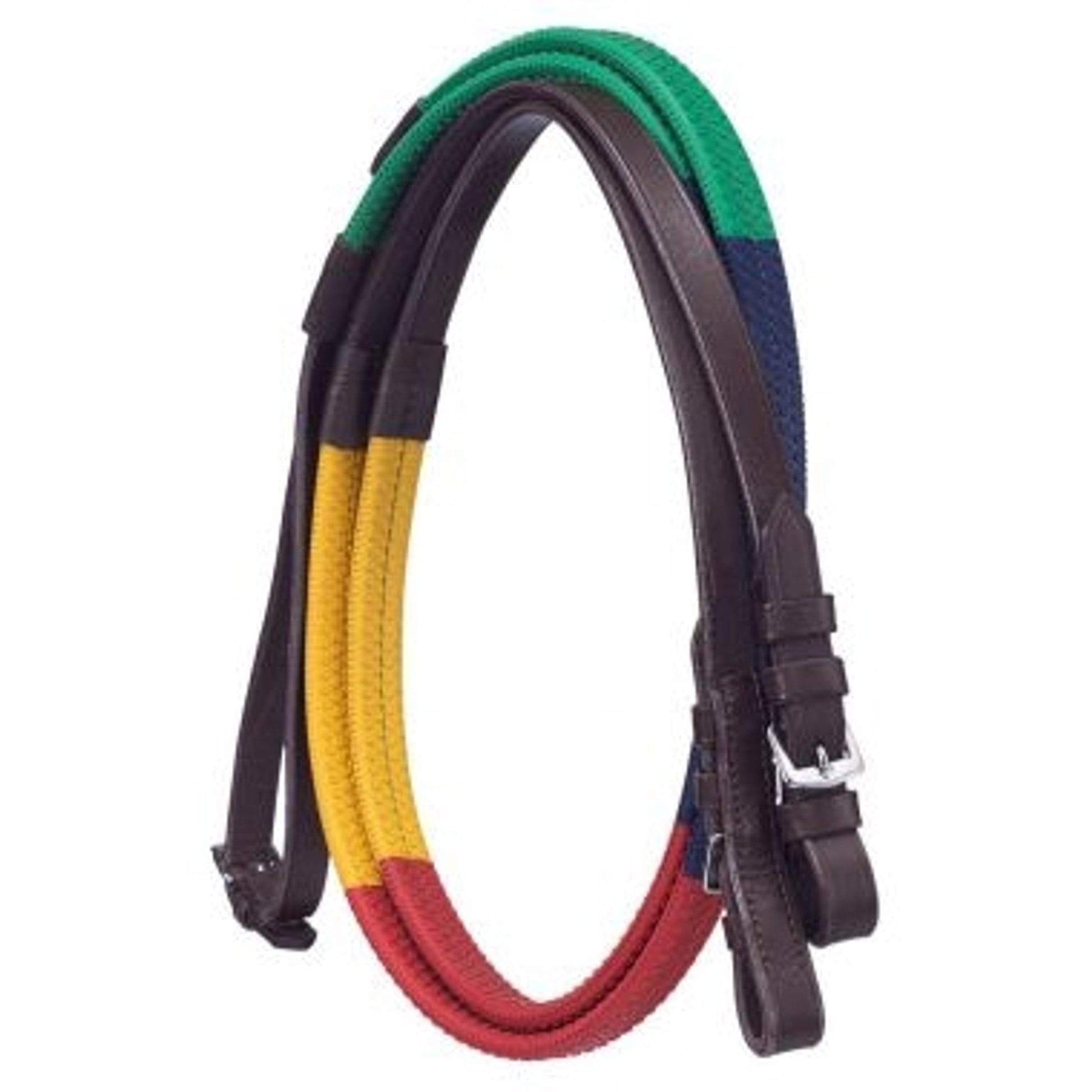 Camelot Rainbow Rubber Reins