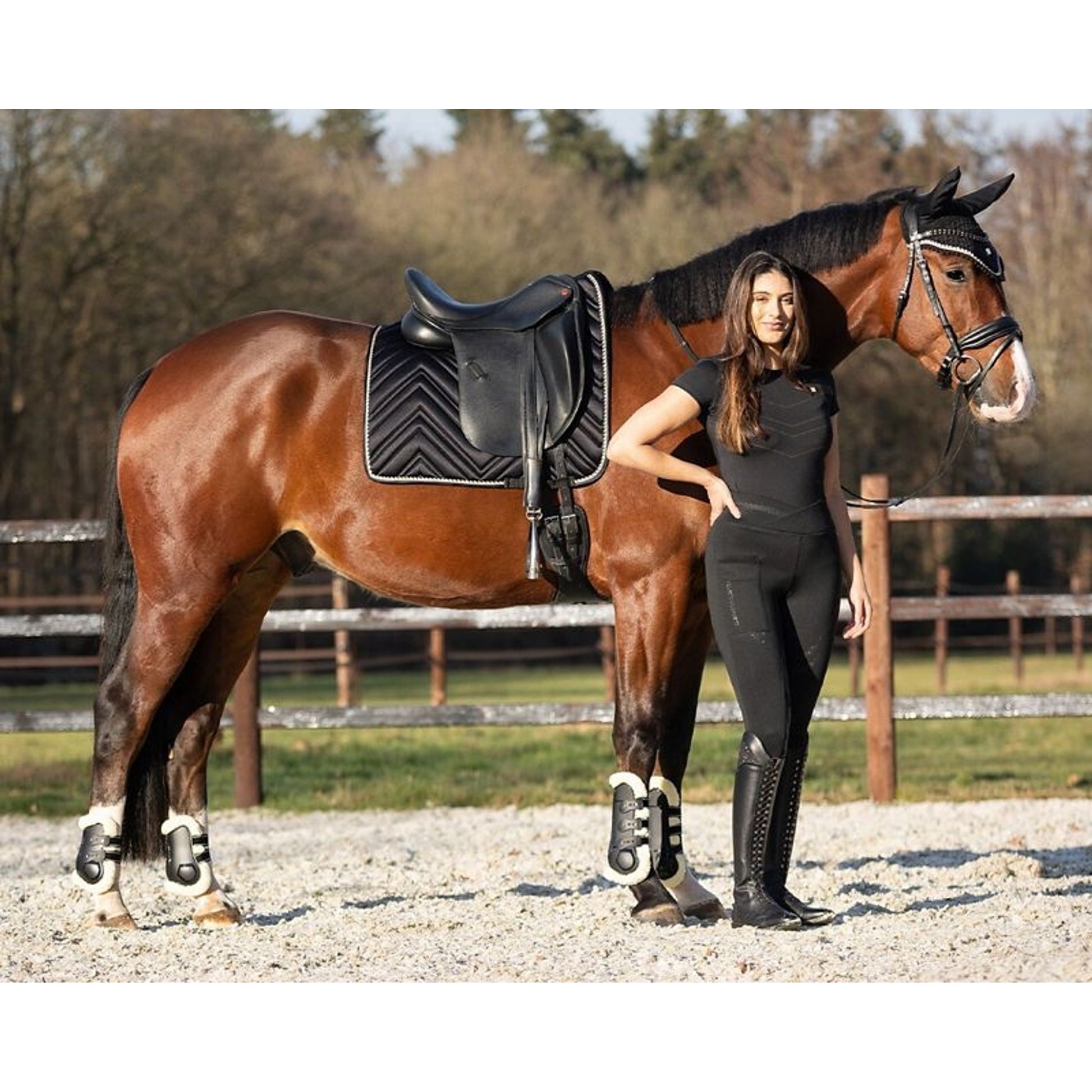 QHP Menton Dressage Saddle Pad