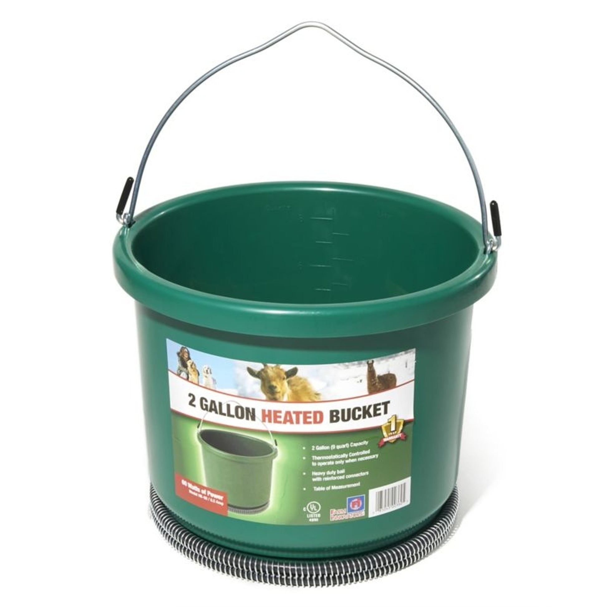 Farm Innovators 2 Gallon Heated Bucket