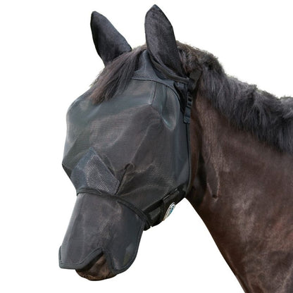 Weatherbeeta ComFiTec Double Dart Deluxe Fly Mask With Ears And Nose
