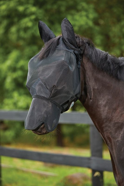 Weatherbeeta ComFiTec Double Dart Deluxe Fly Mask With Ears And Nose