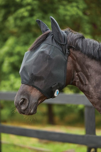 Weatherbeeta ComFiTec Double Dart Deluxe Fly Mask With Ears