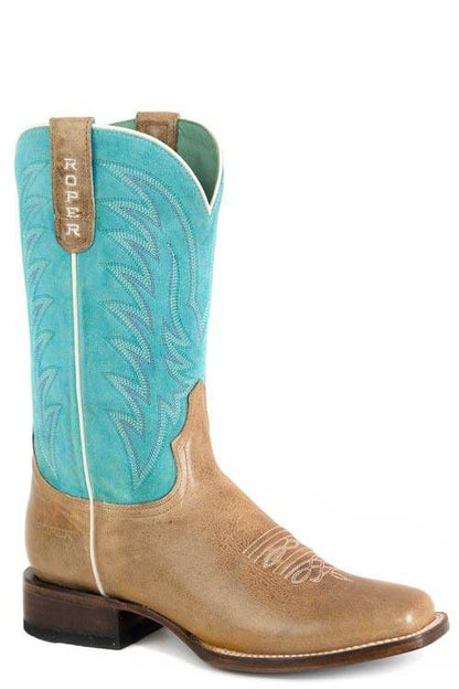 Roper Ladies Cowgirl 11in Sq Toe Boot