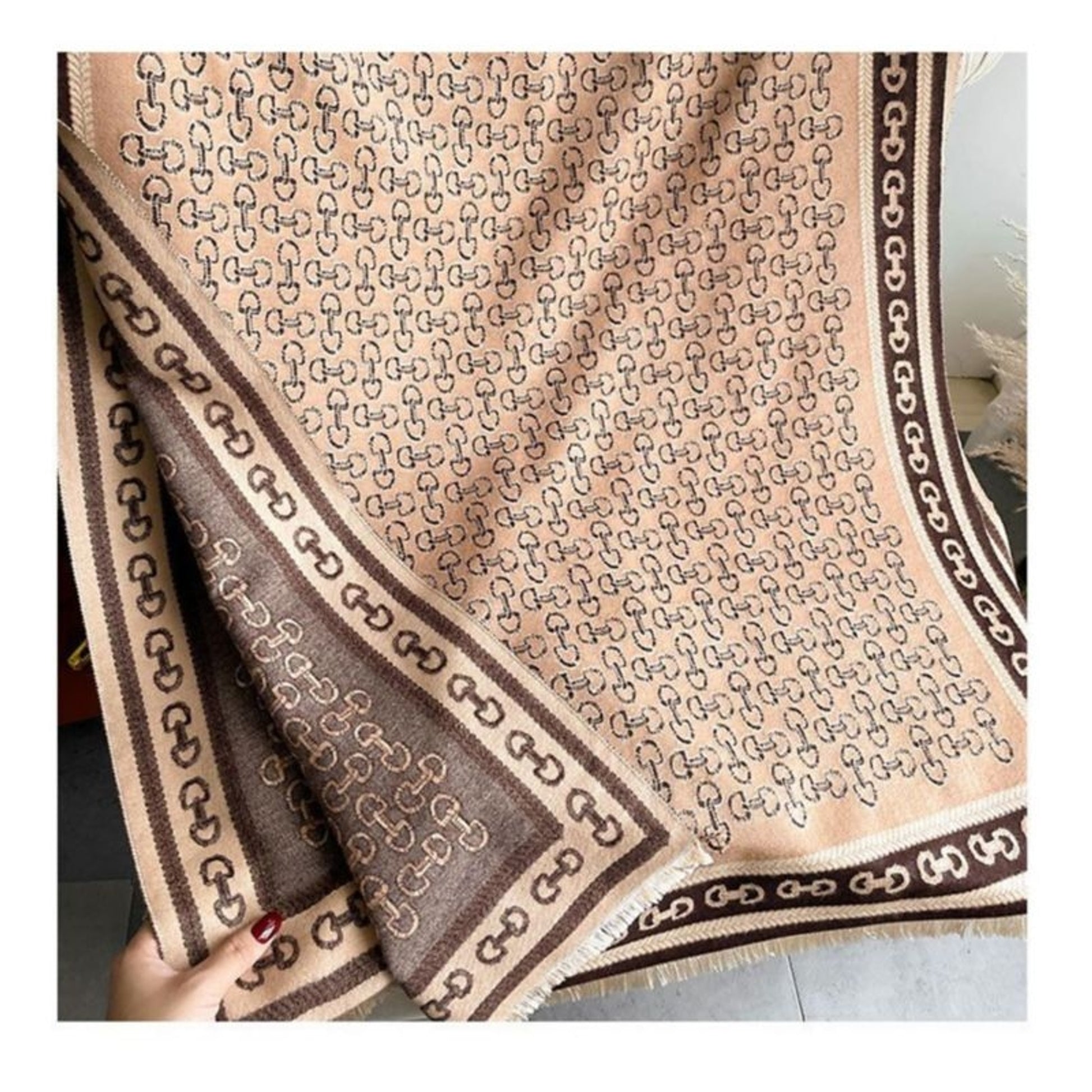 AWST Snaffle Bit Acrylic Cashmere Scarf