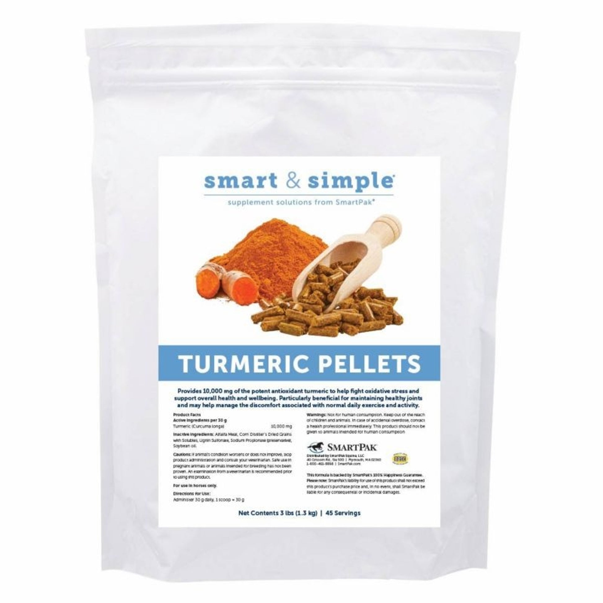 SmartEquine Smart and Simple Turmeric Pellets 6lb