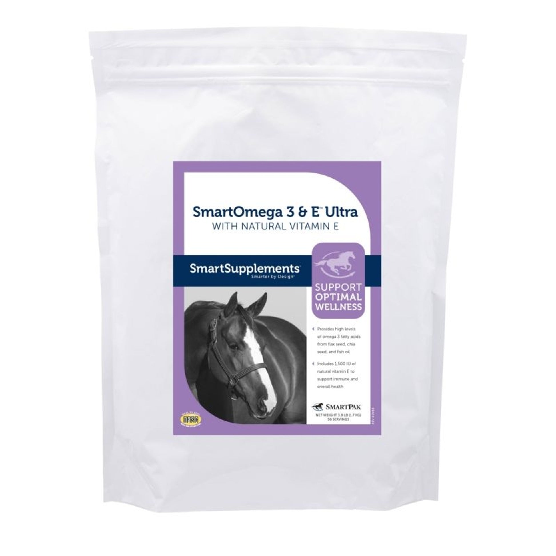 SmartEquine SmartOmega 3 and E Ultra 3.8lb Bag