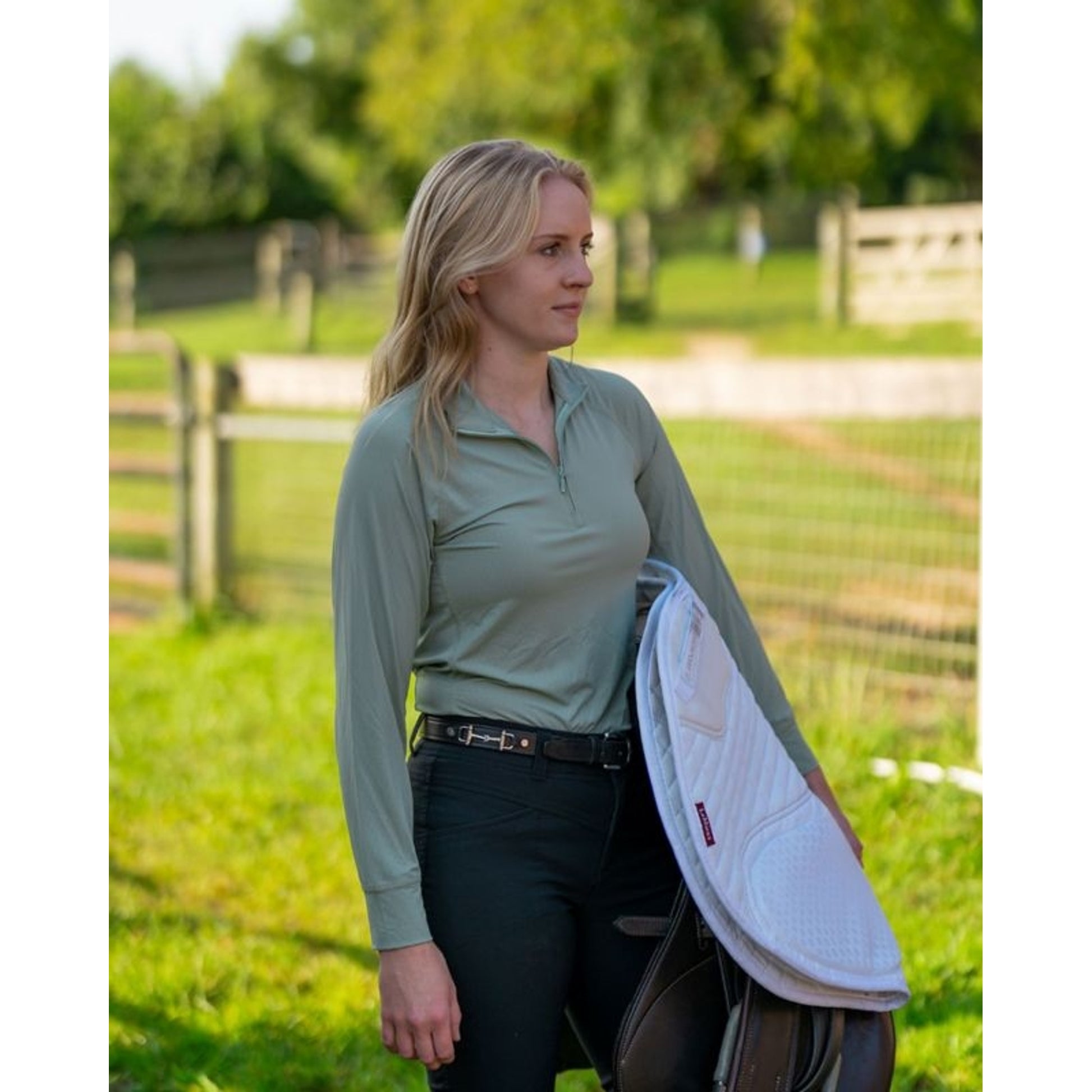 Outback Trading Stretch Performance LS Top