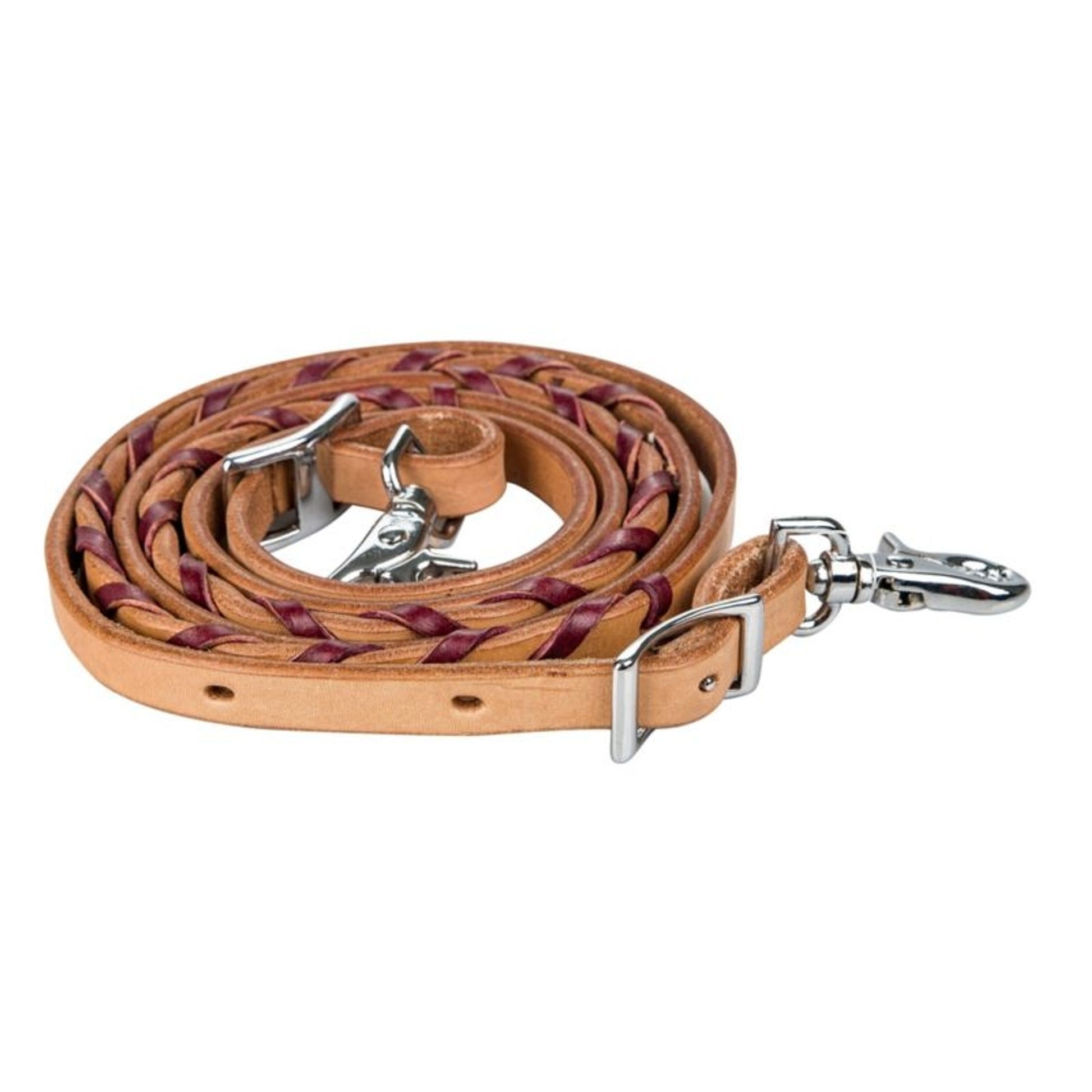 Tabelo Contest Reins with Laced Latigo 5/8x6ft
