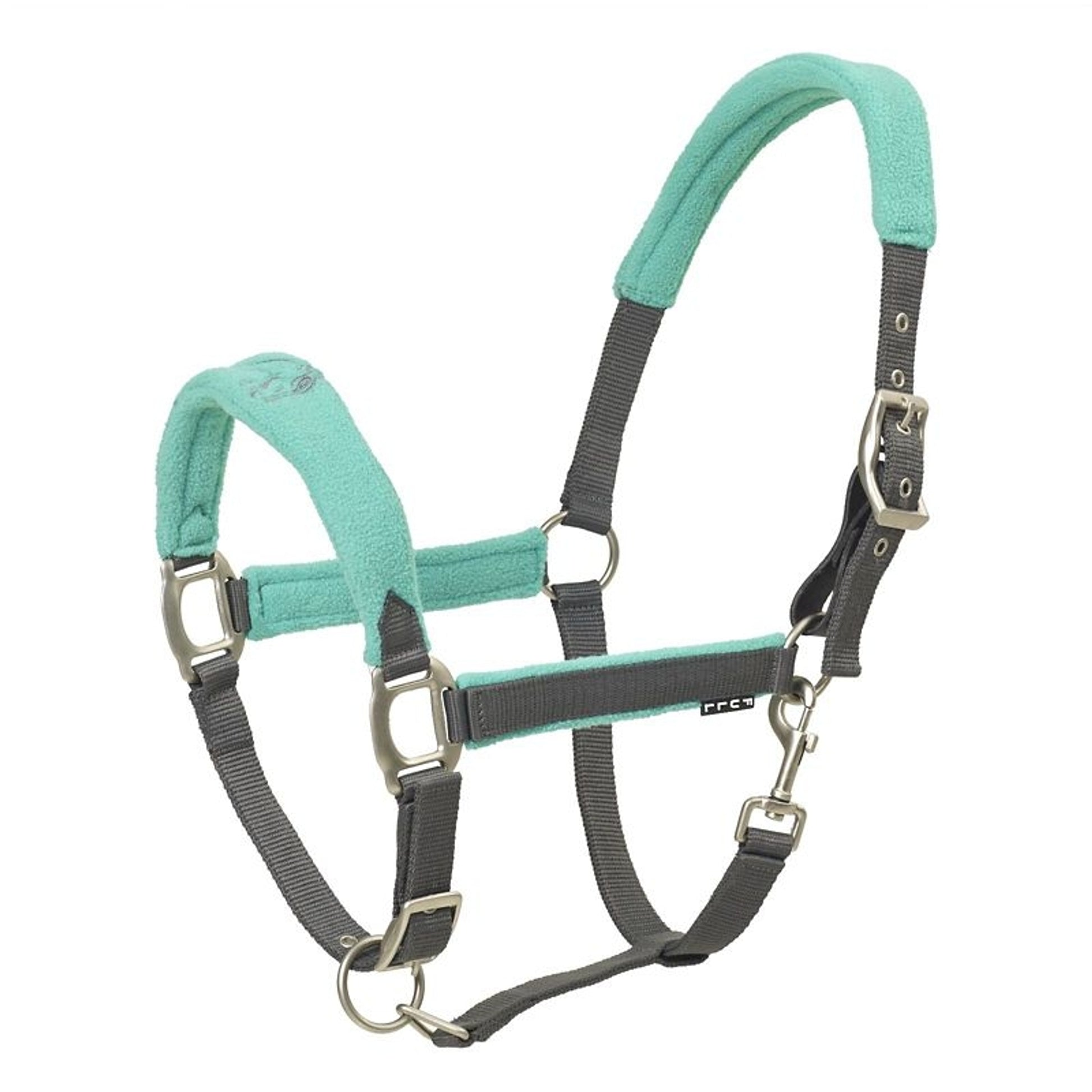 Centaur Fleece Breakaway Halter Horse Grey/Aqua