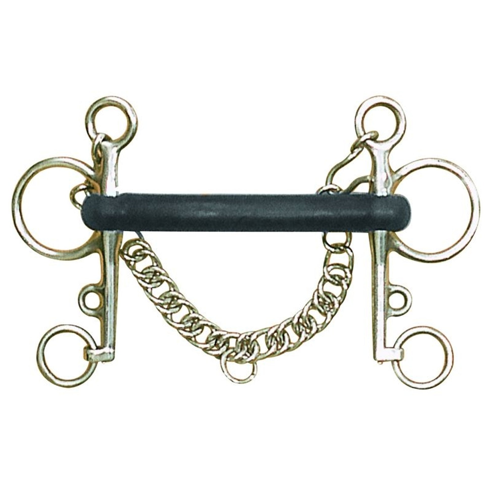 Centaur SS Hard Rubber Mullen Mouth Pelham