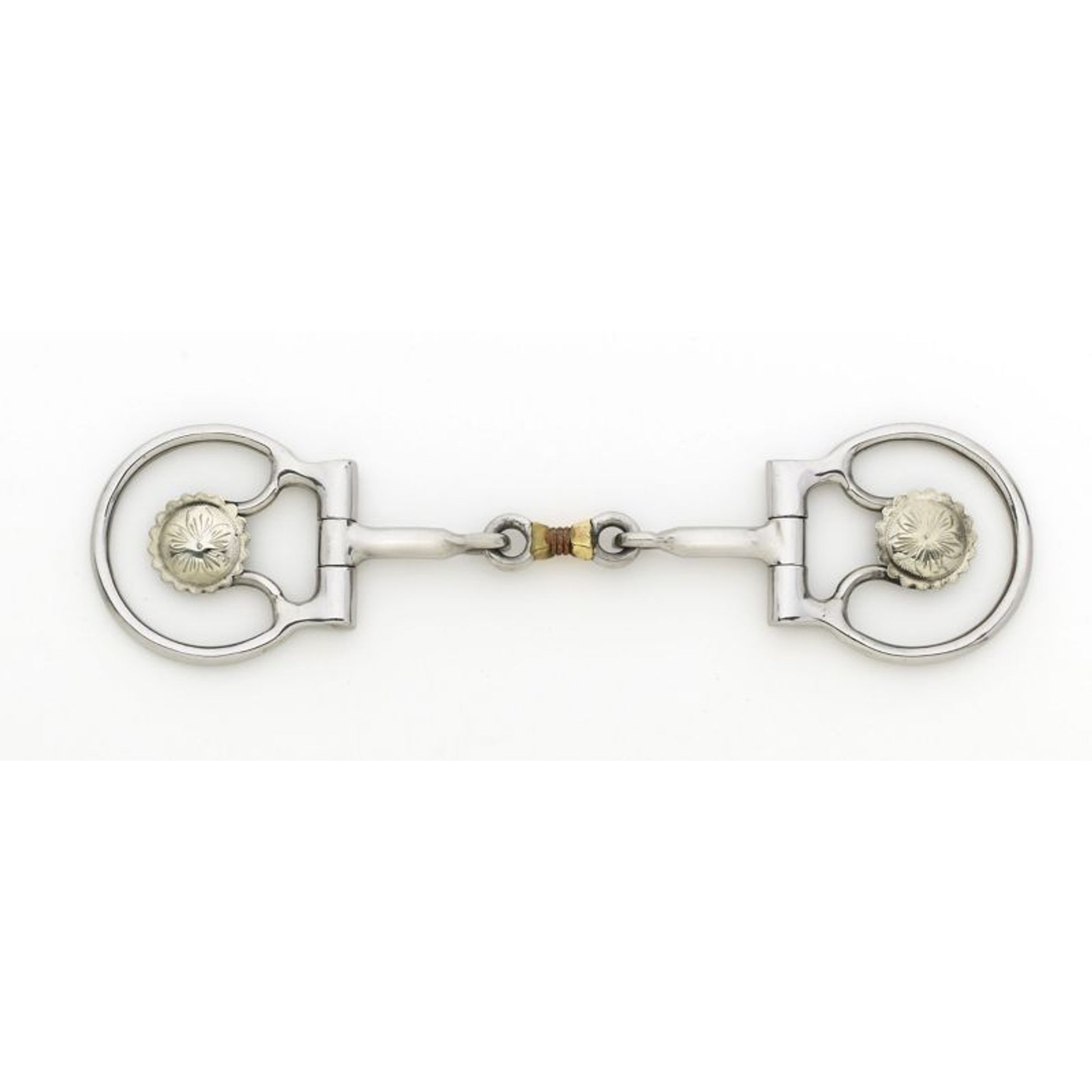 Stainless Steel Concho 3-Piece D-Ring Bit 5