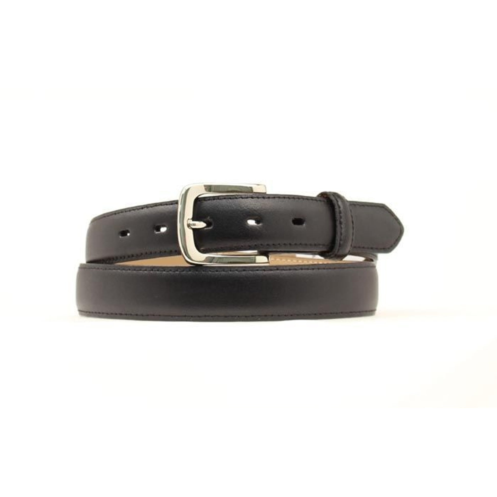 Nocona Mens Smooth Leather Belt 28 Black