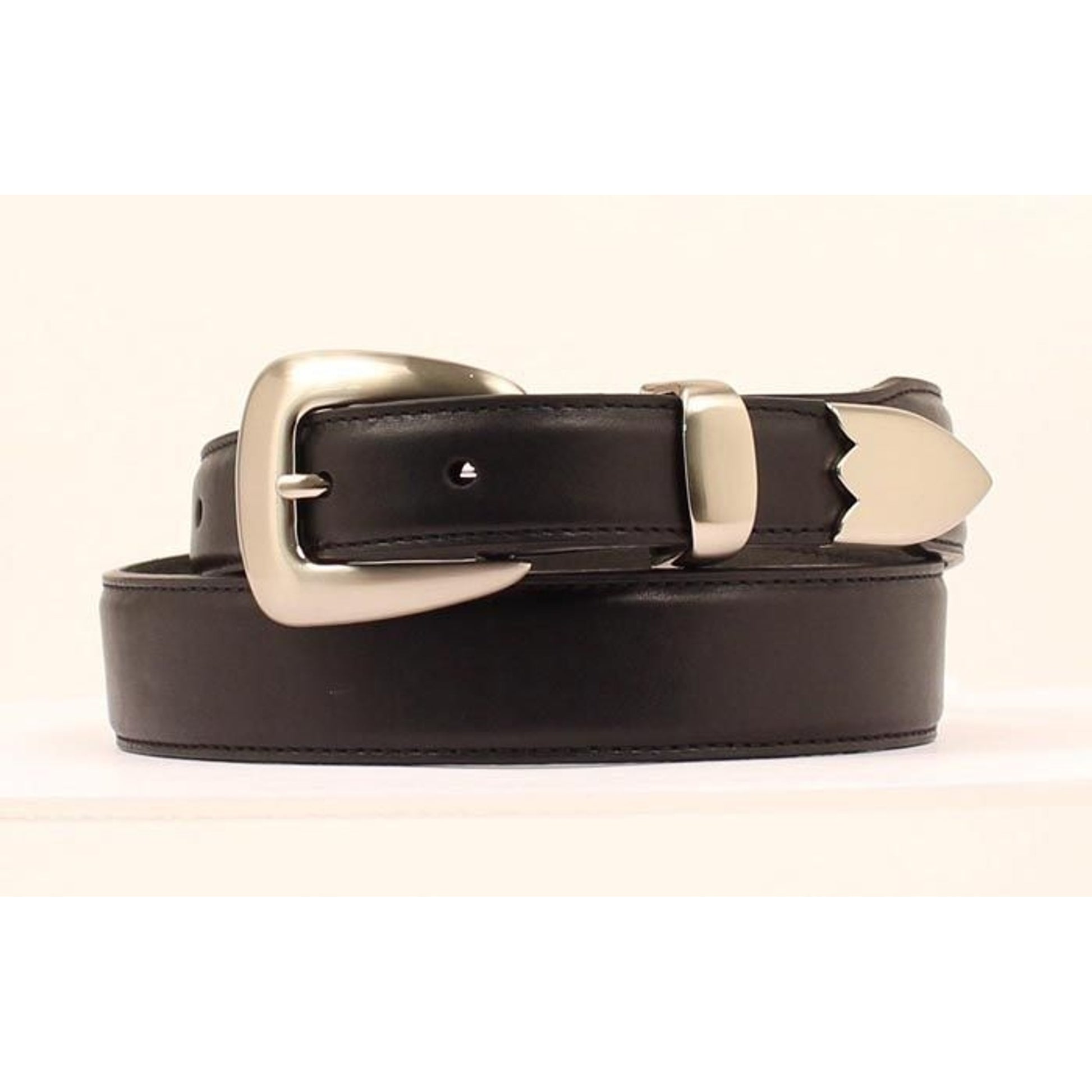Nocona 3Pc Buckle Set Mens Belt 28 Black