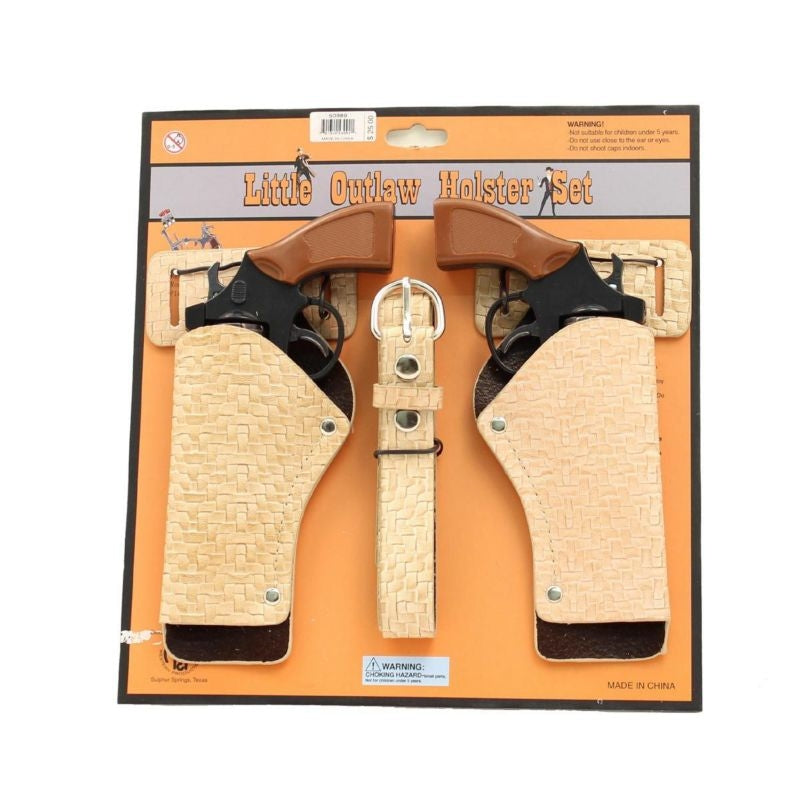 Little Outlaw Double Holster/Gun Set