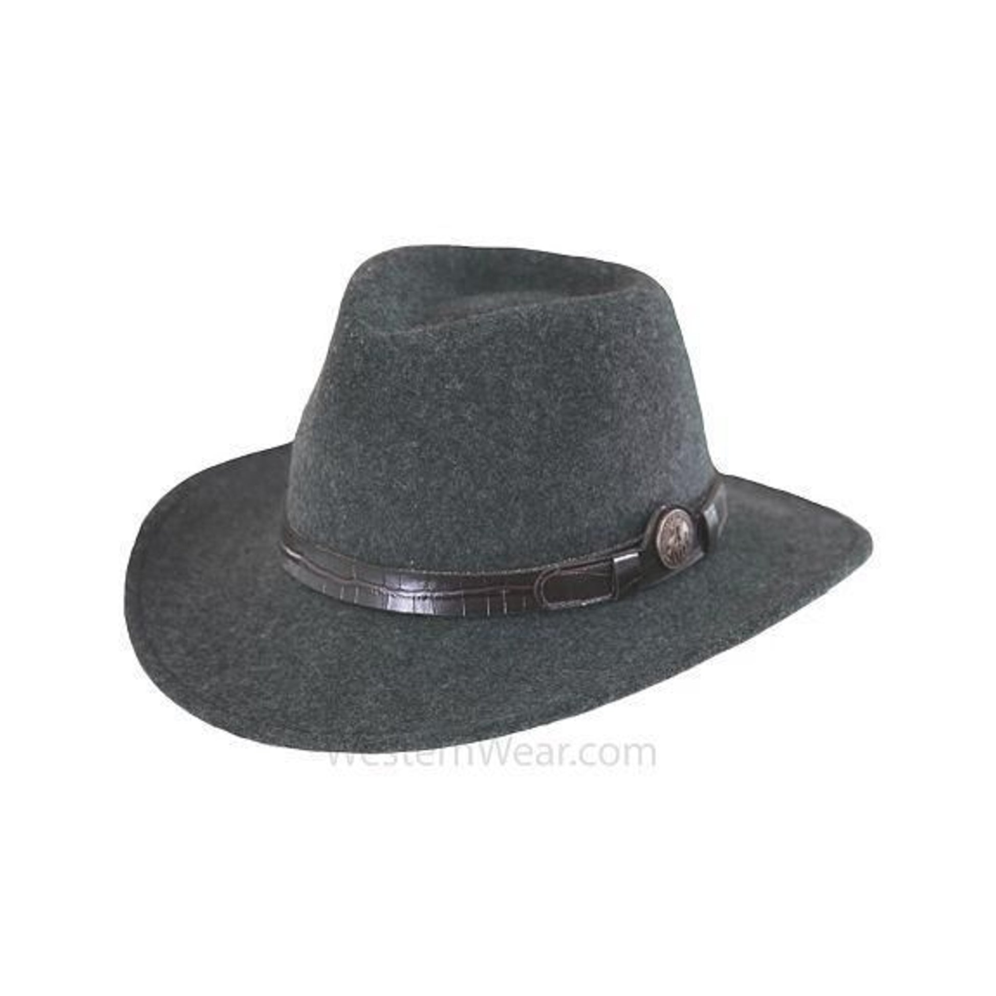 Menscollings Worth Crushable Wool Hat Large Gry