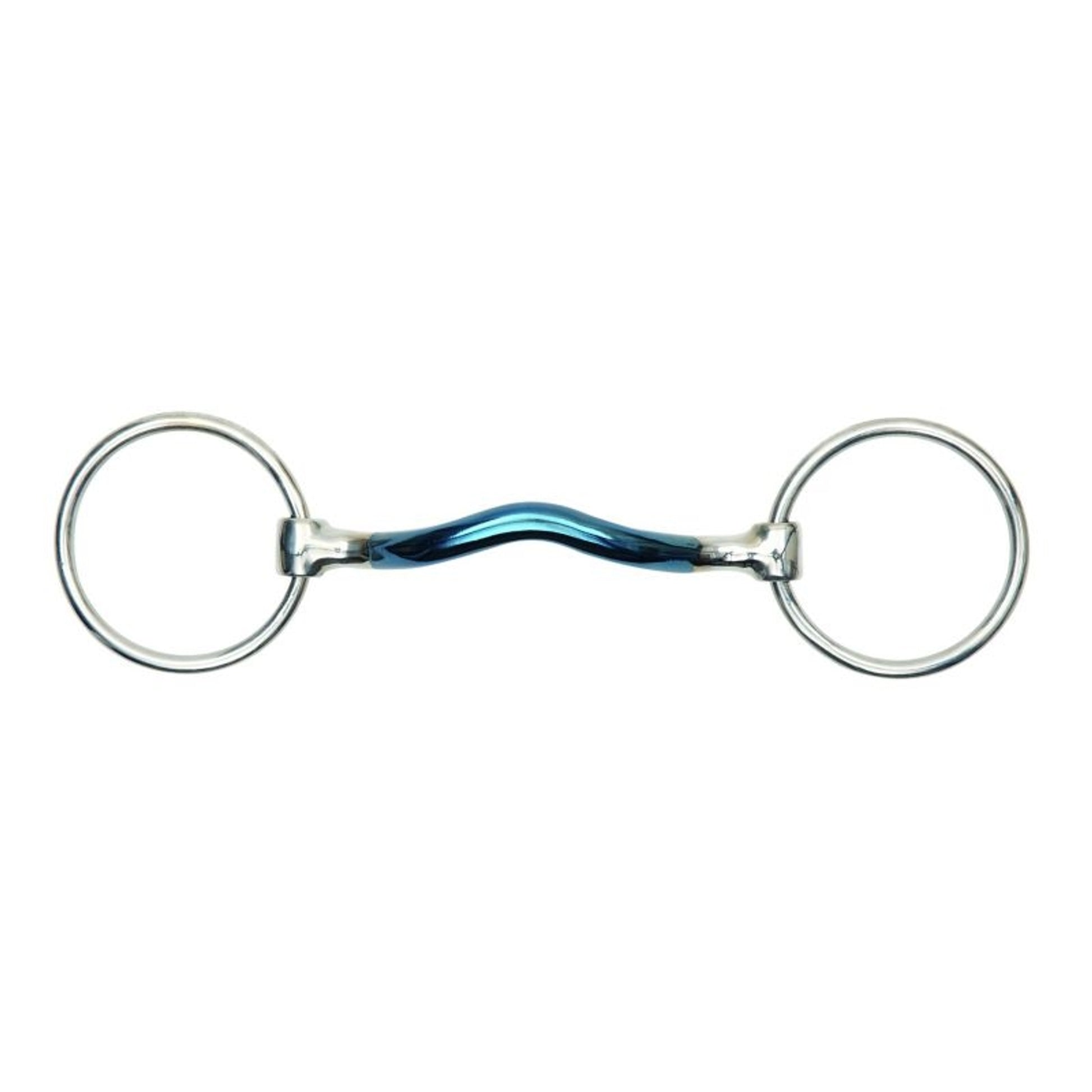 Shires Blue Alloy Mullen Mouth Loose Ring