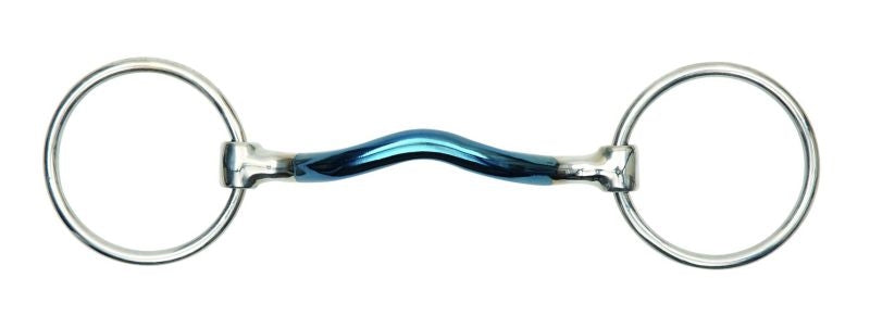 Shires Blue Alloy Mullen Mouth Loose Ring