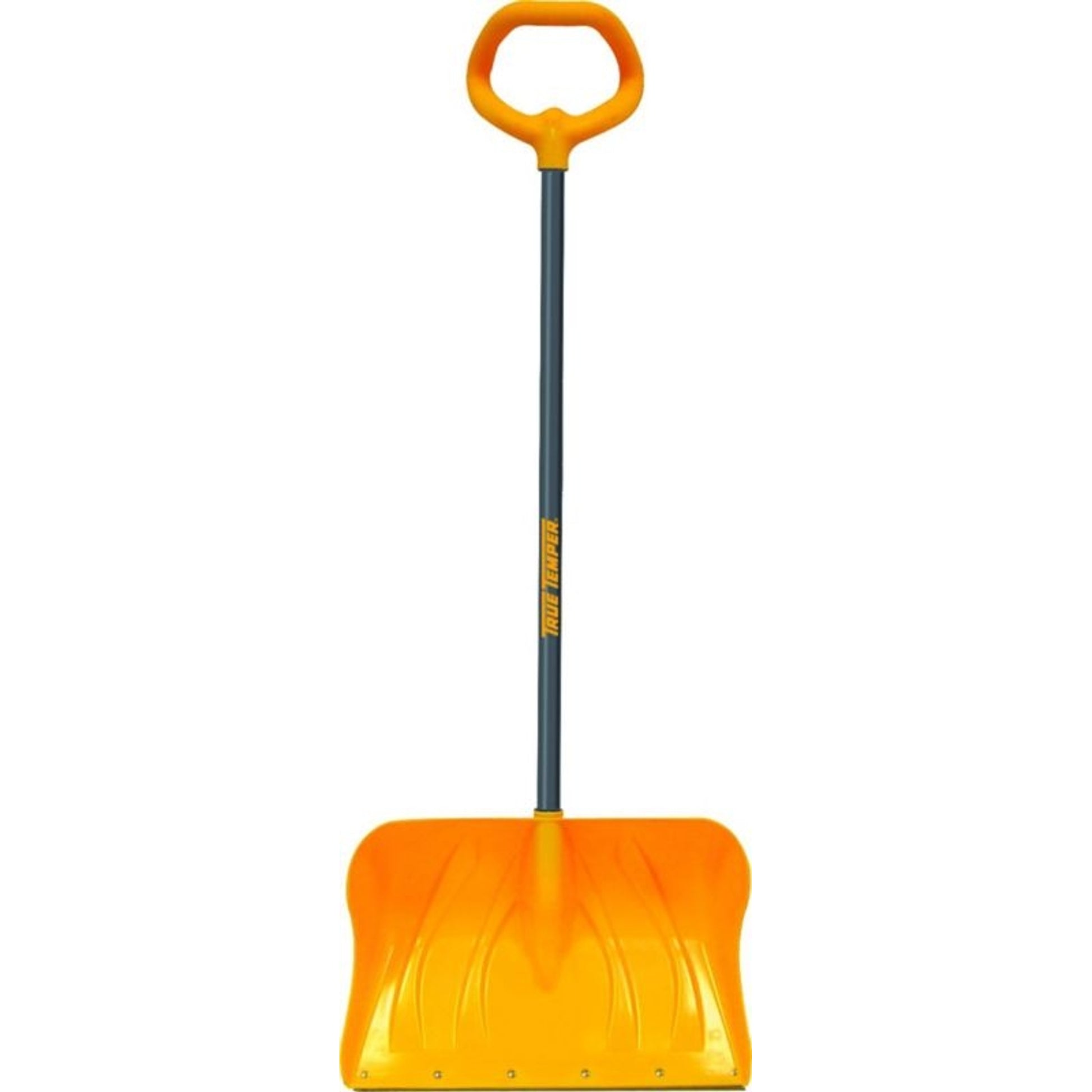 Poly Snow Shovel with Versa Grip 20in Yellow/Gray