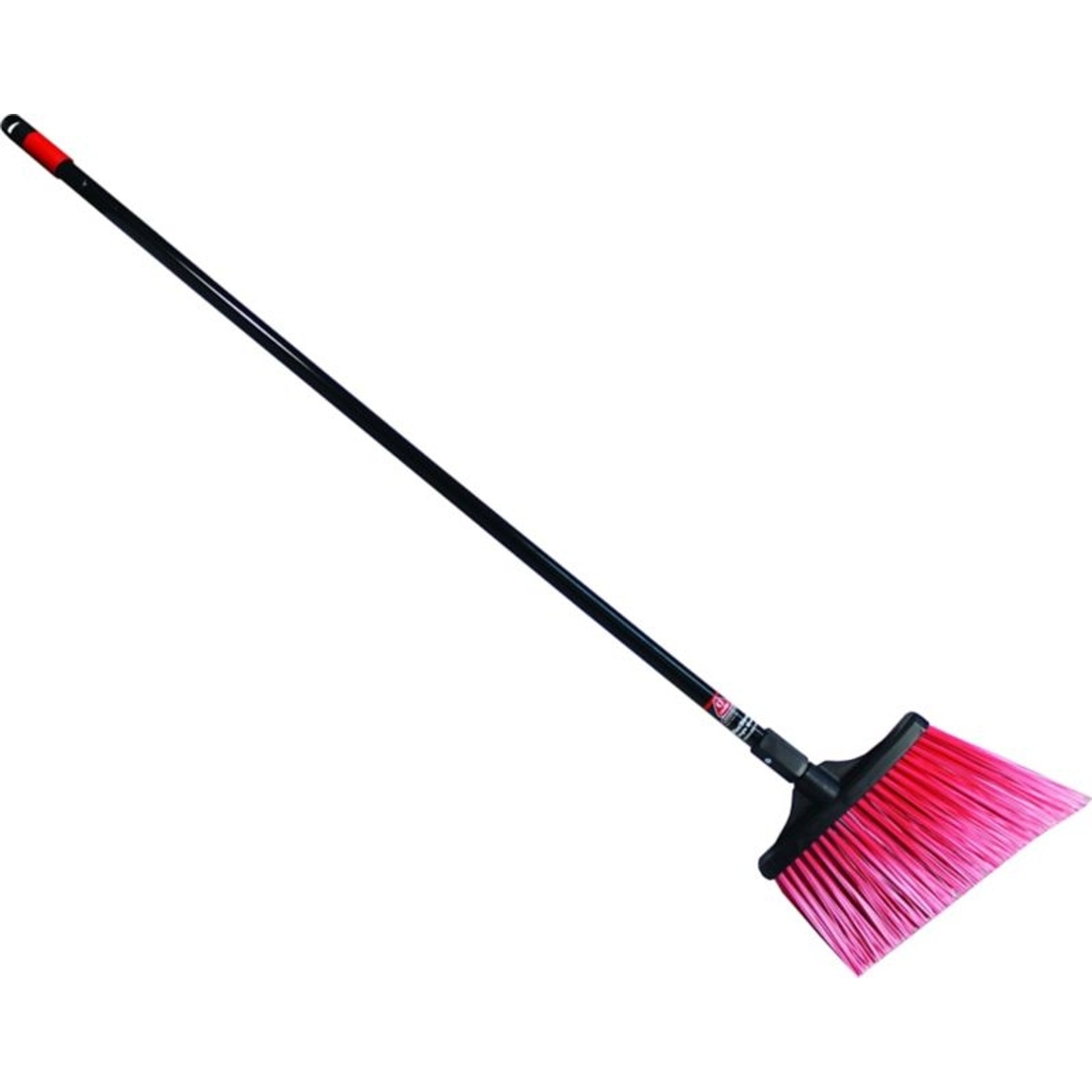 O-Cedar Maxistrong Hvy Duty Angle Broom LG Blk/Red
