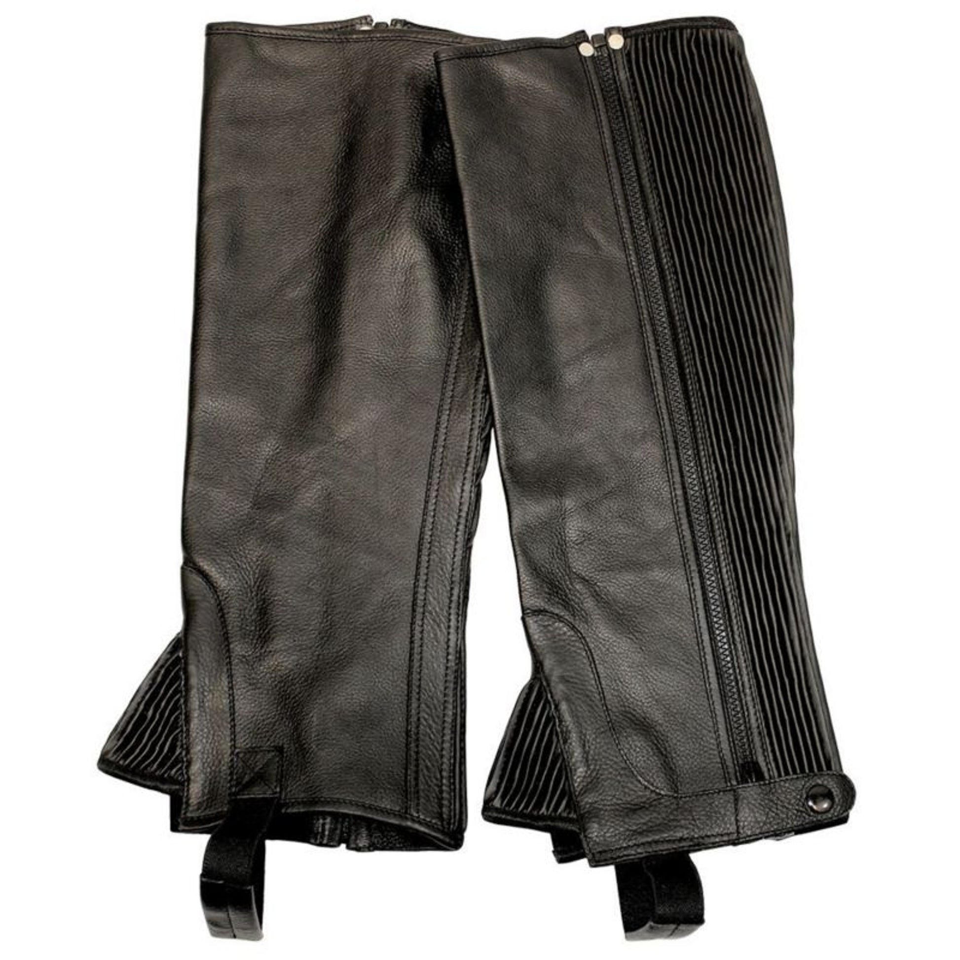 Tuffrider Plus Rider Grain Half Chaps Wide Brn