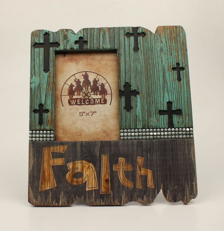 Faith Crosses Frame 5 x 7 Bk/Wh