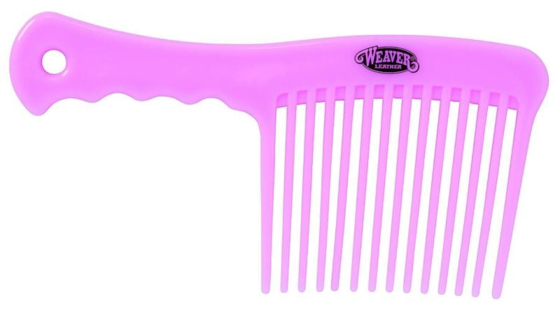 Weaver Long Tooth Mane/Tail Comb Hot Pink