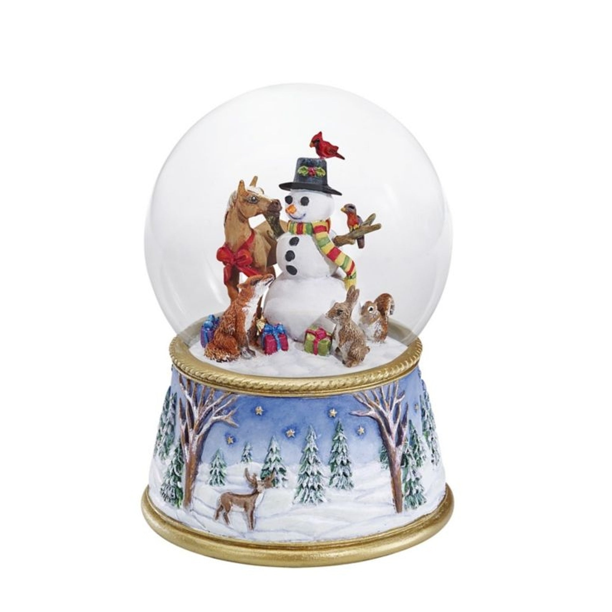 Breyer A Gathering Of Friend-Musical Snow Globe