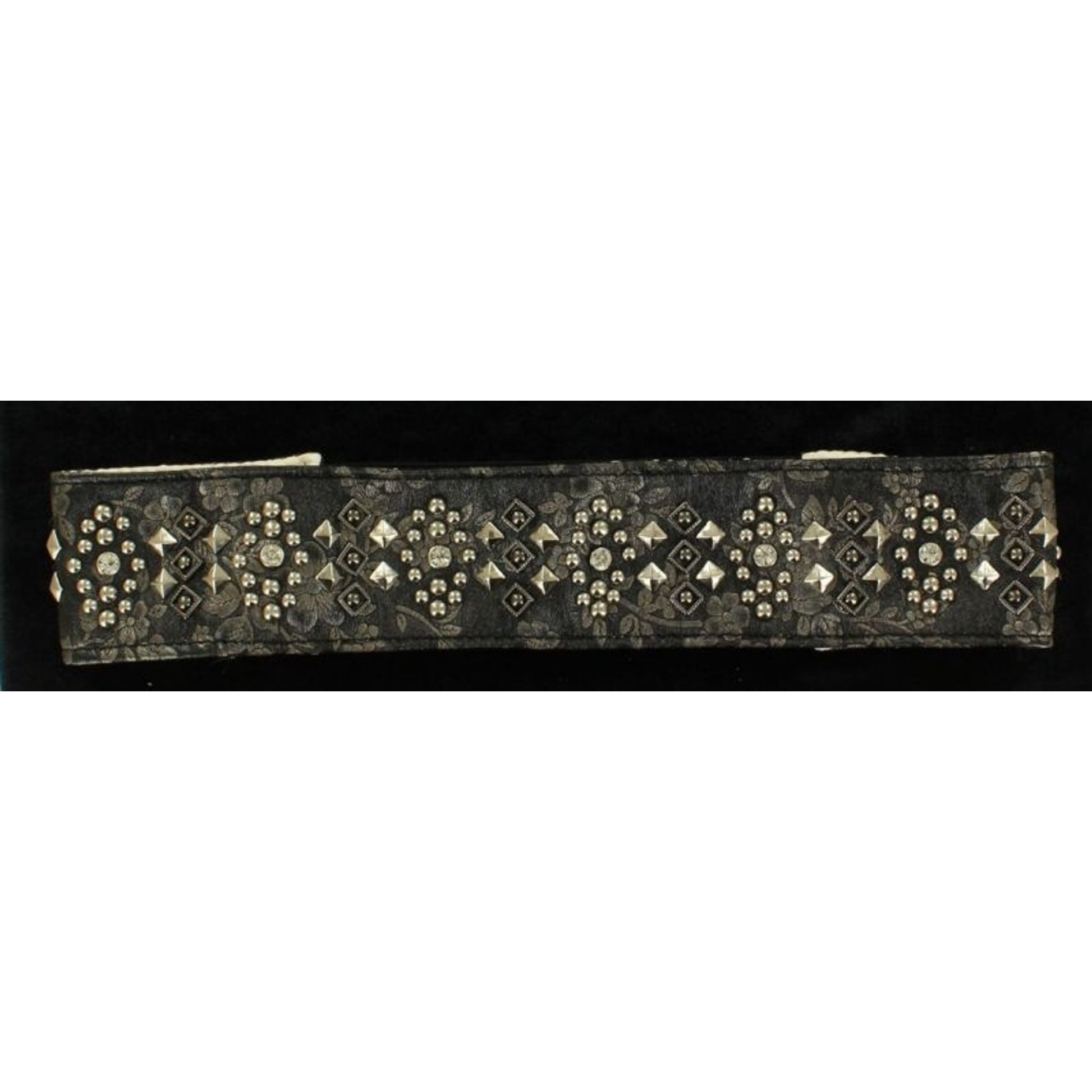 Blazin Roxx Studded Patterned HeadbandBk/Wh