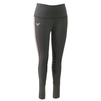 Tuffrider Ladies Athena Equicool Tight Lg Brn