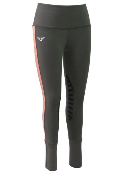 Tuffrider Ladies Athena Equicool Tight Lg Brn