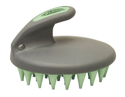 Weaver Palm-held Coarse Curry with Lg Rubber Bristle