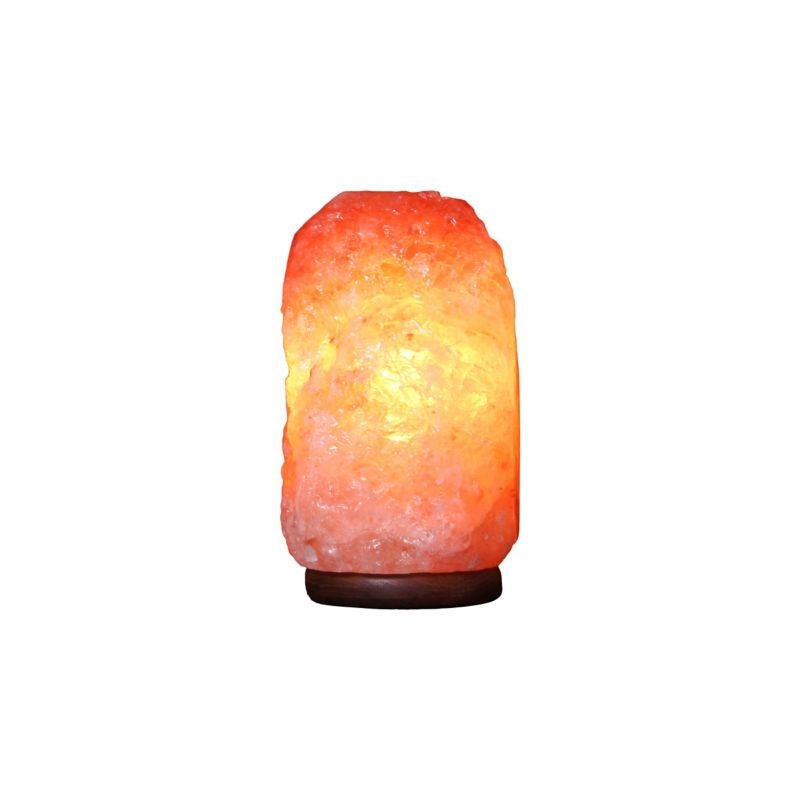 Himalayan Rock Salt Natural Lamp 10-15lbs Bk/Wh
