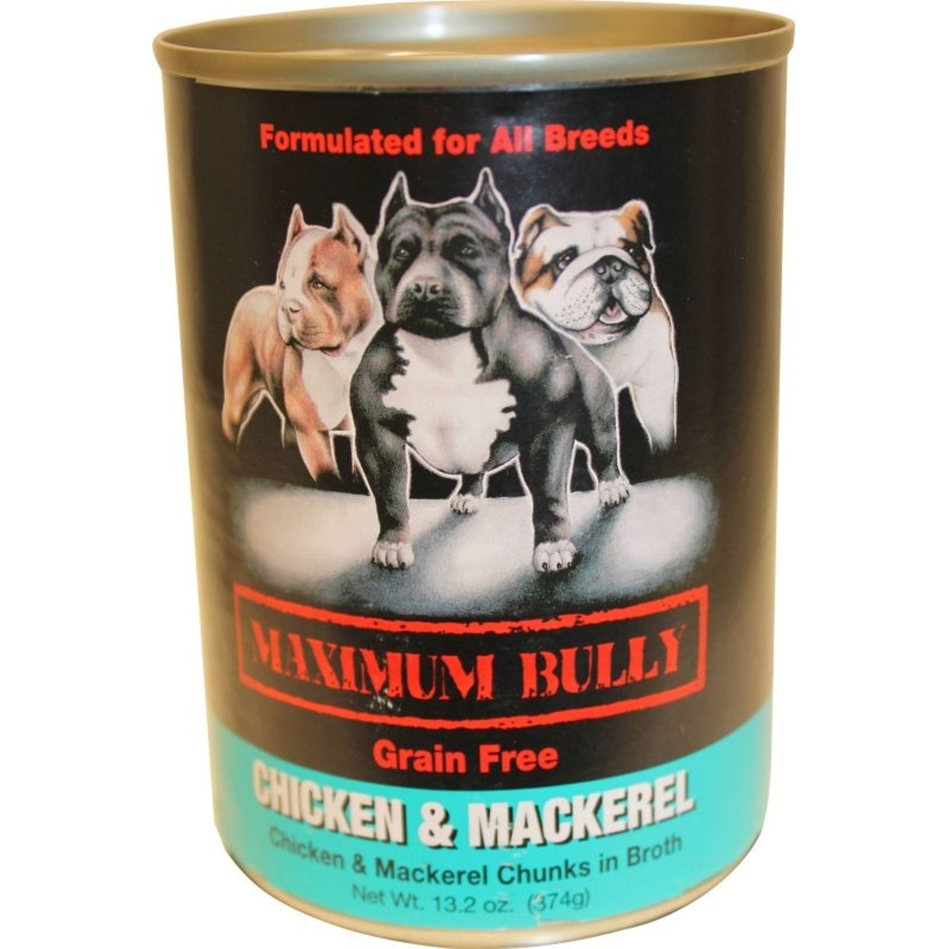 Maximum Bully Canned Dog Food 13.2oz Tuna/Chicken