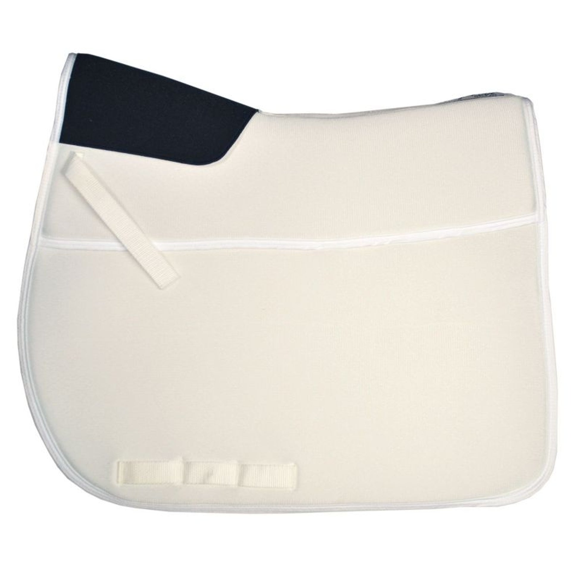 HoneyKool Half-Pad Combo Dressage Pad White