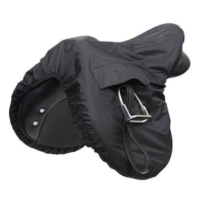 Shires Waterproof Ride-On Saddle Cover Black