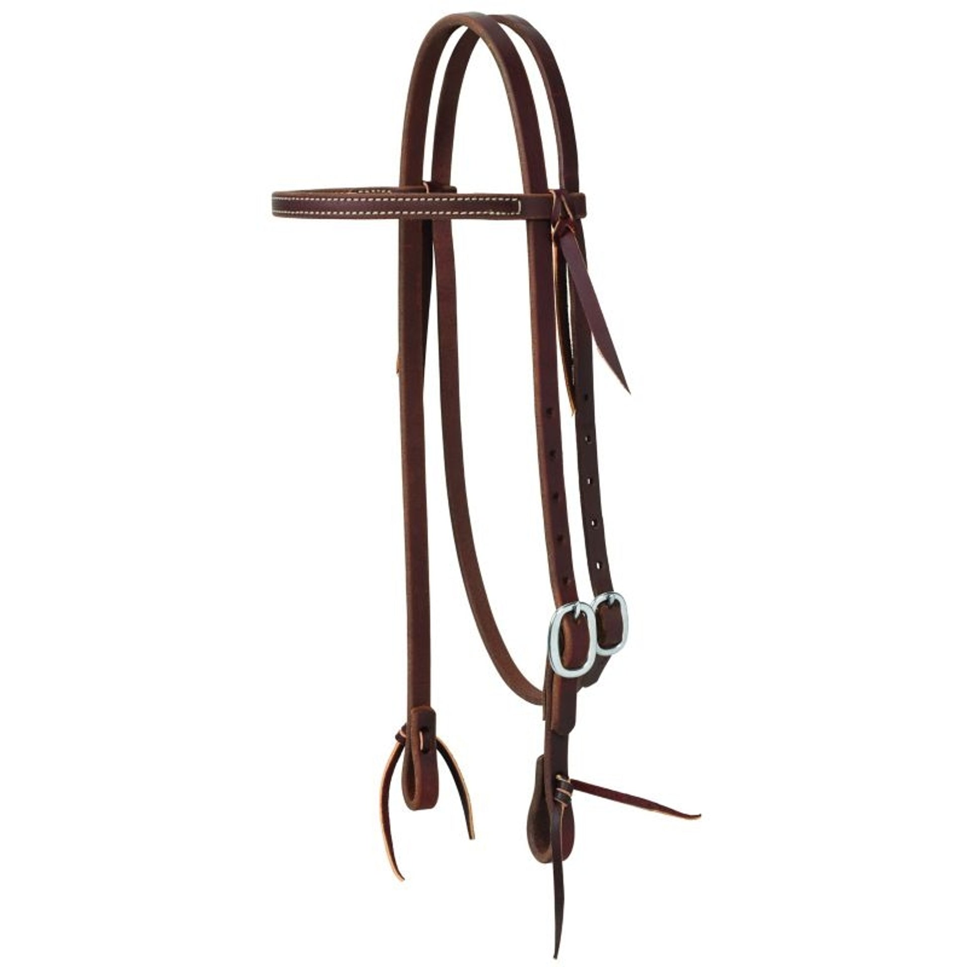 Weaver Working Straight Stainless Headstall 5/8in
