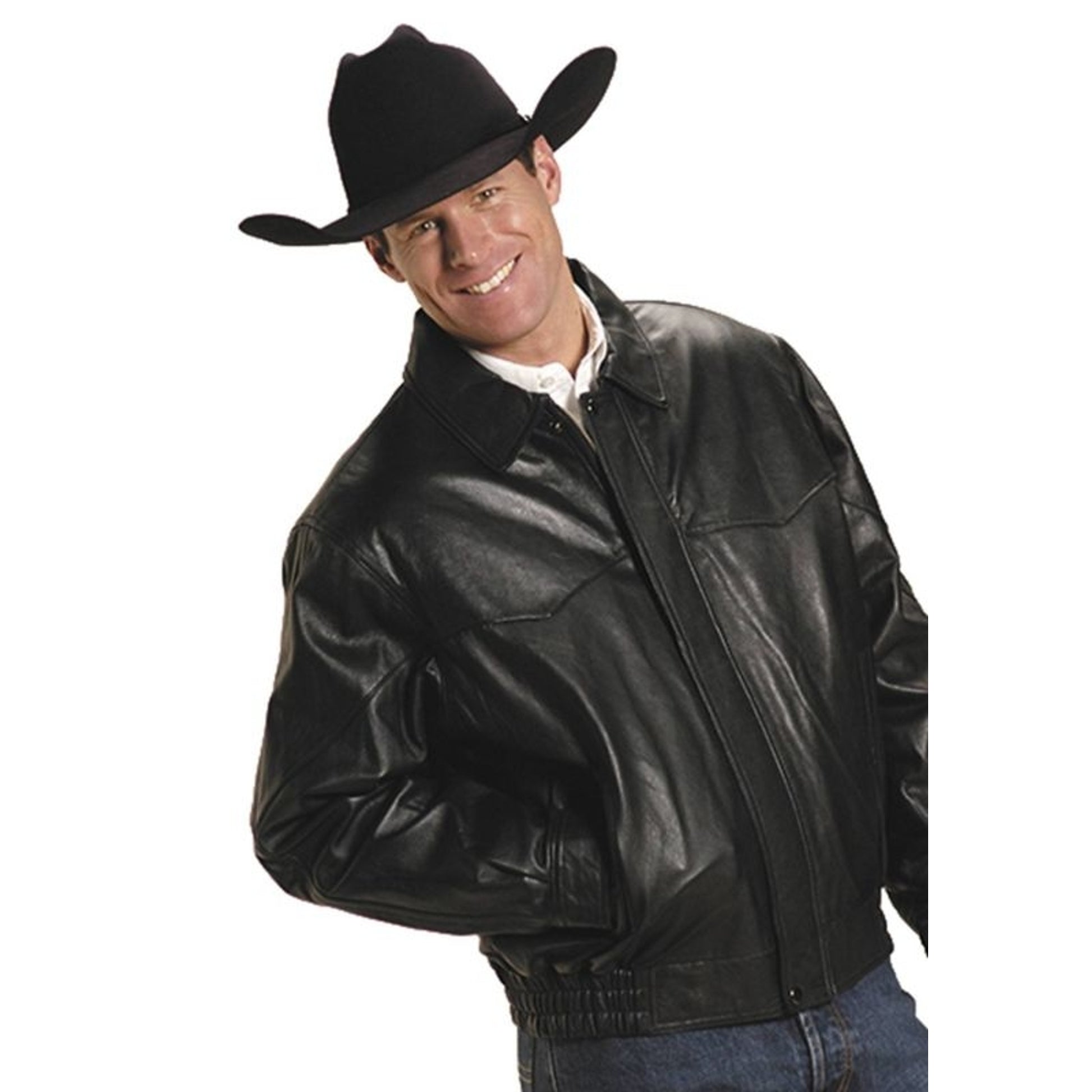 Roper Big Mans Western Bomber Jacket XXXL Black